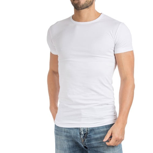 2 - Pack Ottawa T-shirt Body Fit Stretch  6680 01 white