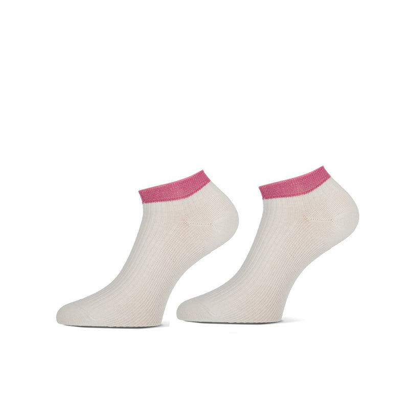 2 - Pack Amsterdam Sock 81936 1152 Off White Pink