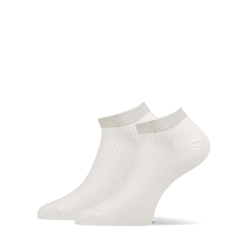 2 - Pack Amsterdam Sock 81936 1193 Off White Gold