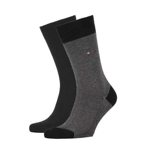 2 - Pack Bird Eye Sock zwart