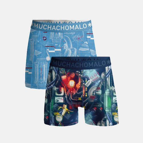 2 - Pack Blue Print Boxer