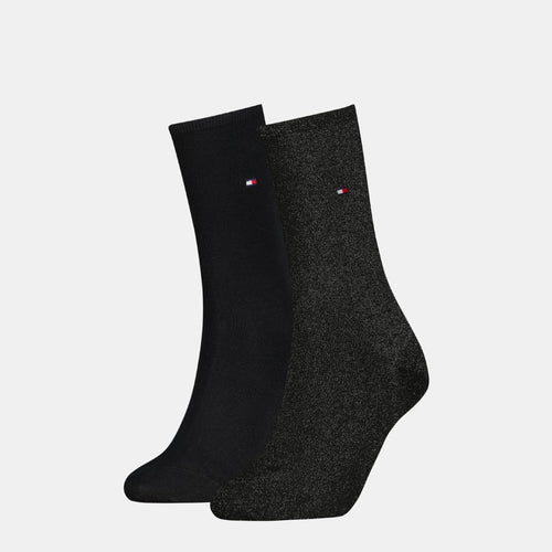 2 - Pack Classic Sok Black Lurex