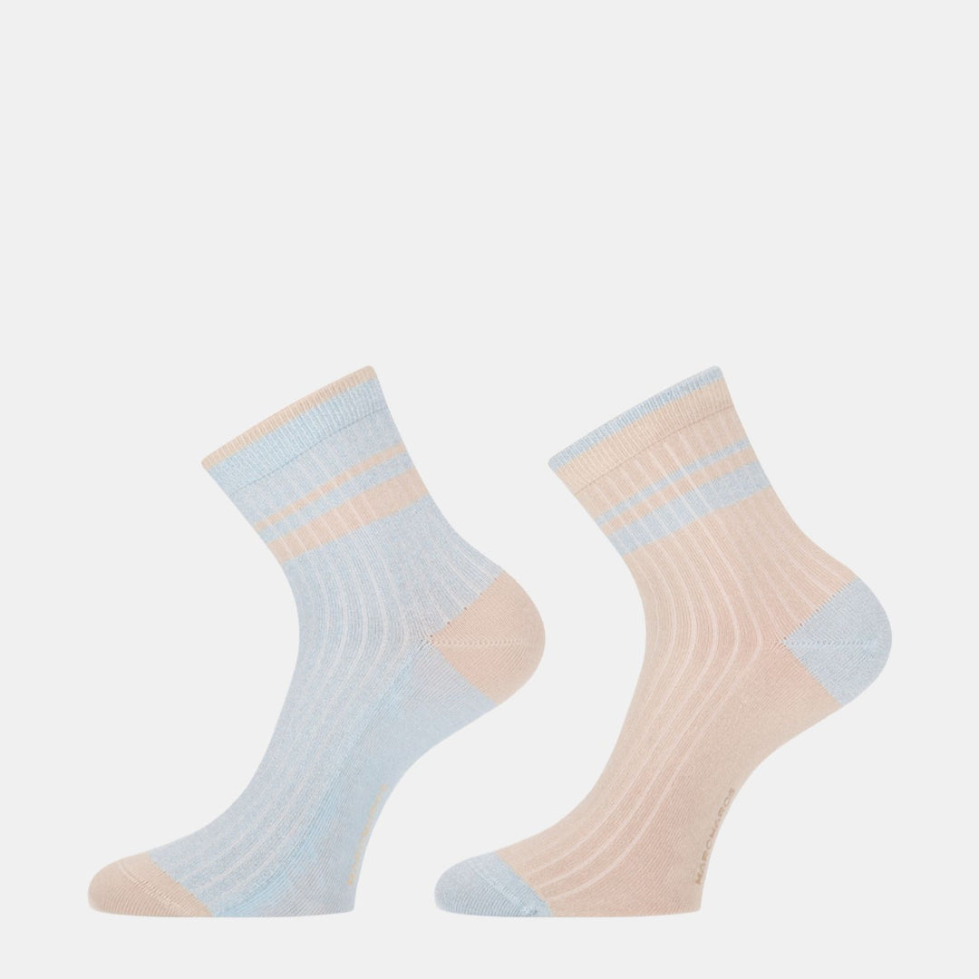 2-PackDamesKorteSokkenBamboemetLurex1010520187004BeigeLBlueL__1