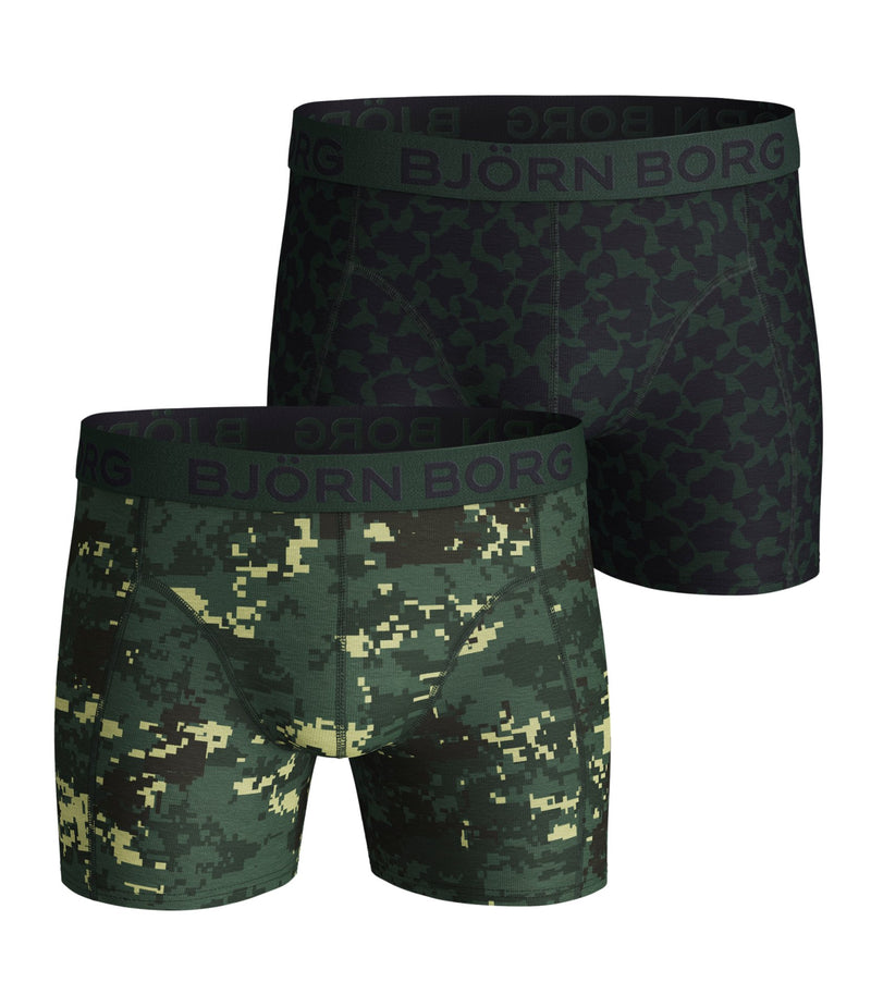 2 - Pack Digital Woodland Sammy Short 2111-1084 81461 Duck Green