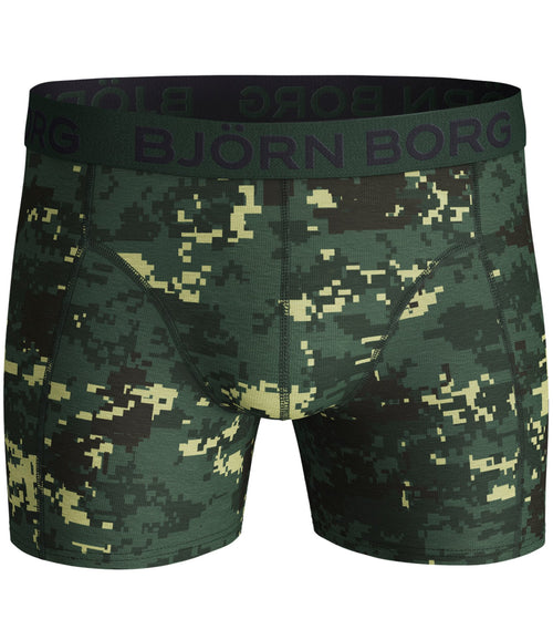 2 - Pack Digital Woodland Sammy Shorts Duck groen