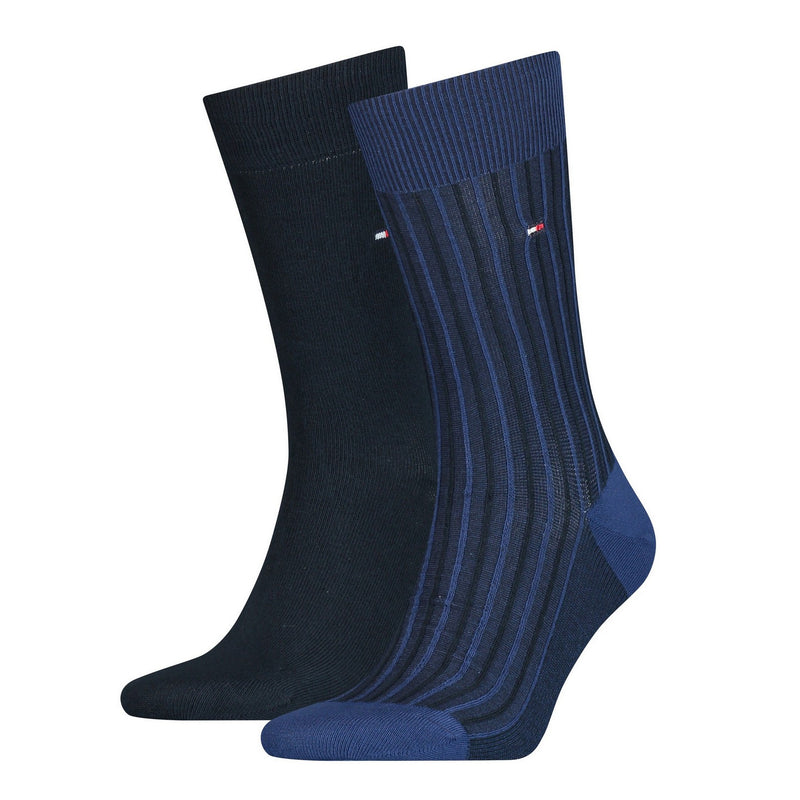 2 - Pack Duo Rib Sock 100001201 001 navy / blue