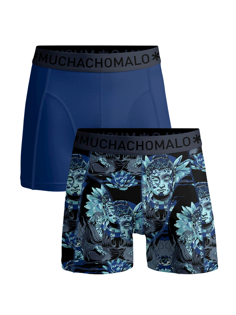 2 - Pack Elebudha Boxer BUDAVIR1010 01 Print/Blue