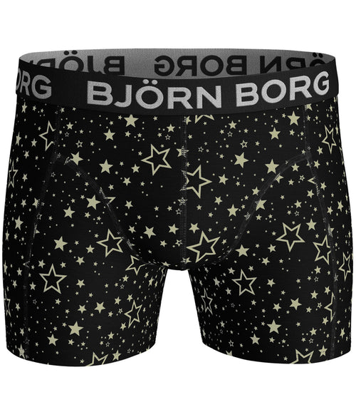 2 - Pack Graphic Star Boxer Black Beaty