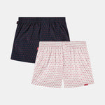 2 - Pack Lovely Boxers 2GB-LOBO 600 Red