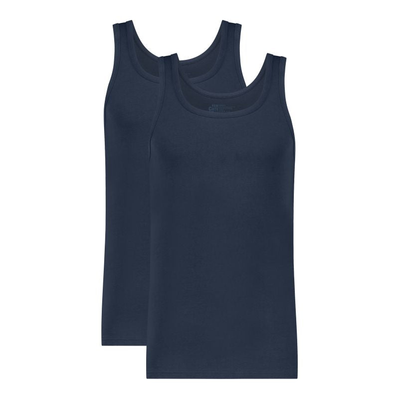 2 - Pack Men Basic Singlet  32324 159 Navy