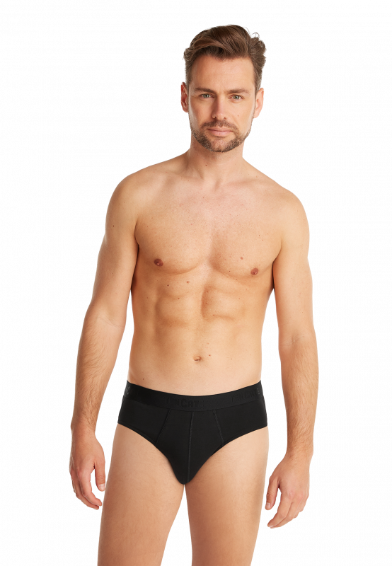 2 - Pack Men Basic Slip 32319 090 Black