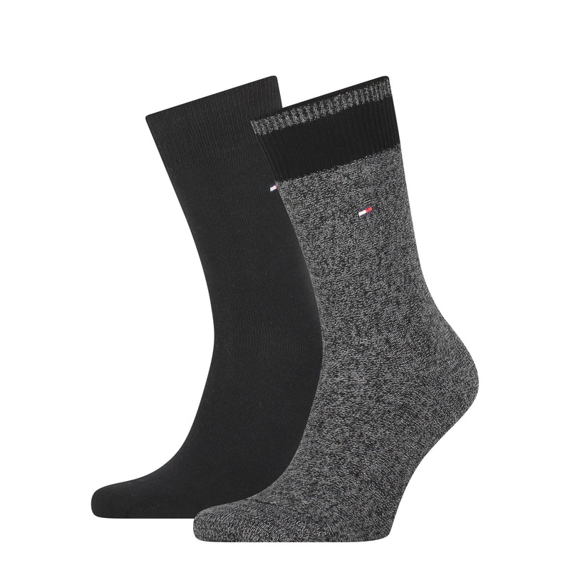 2 - Pack Mouline Sock 701210543 004 black