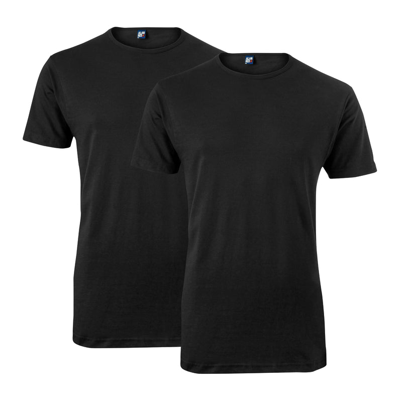 2 - Pack Ottawa T-shirt Body Fit Stretch  6680 99 black