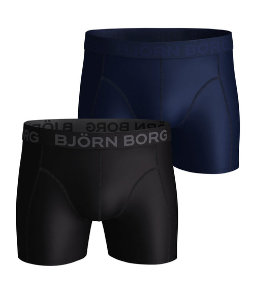 2 - Pack Solid Sammy Micro Short zwart