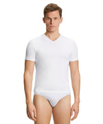 2 - Pack T- Shirt V-Hals Heren Daily Comfort 68107 2000 white