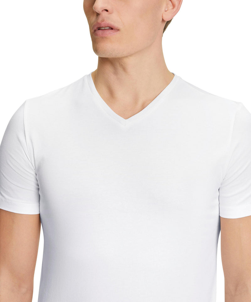 2 - Pack T- Shirt V-Hals Heren Daily Comfort 68107 2000 white