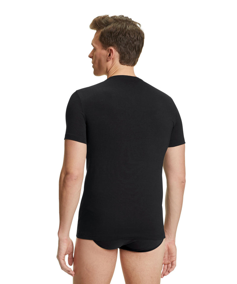 2 - Pack T- Shirt V-Hals Heren Daily Comfort 68107 3000 black