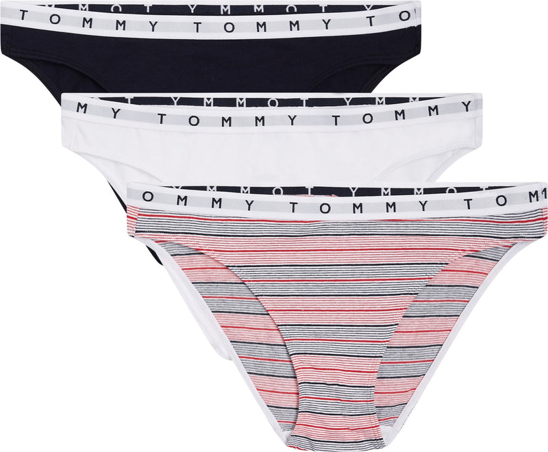 3 - Pack Bikini Print UW0UW02523 0W2 White/Stripe/Sky