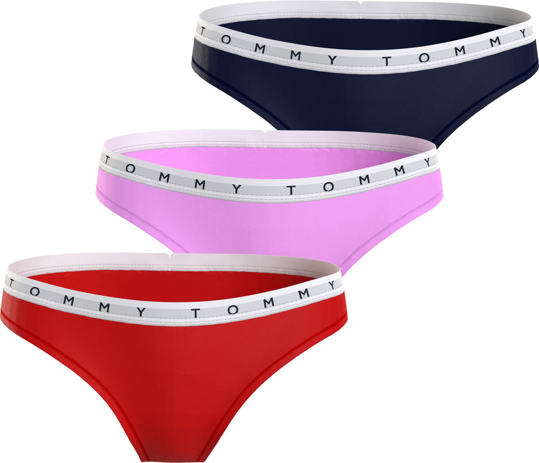 3 - Pack Bikini Print UW0UW02523 0XT Red/Pink/Sky
