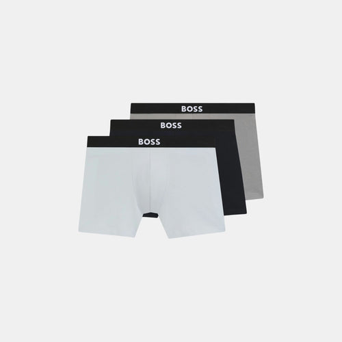 3 - Pack Boss One Boxer Brief Open blauw
