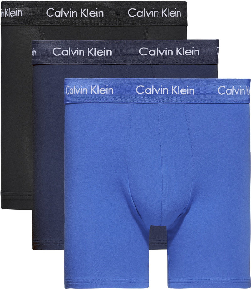 3 - Pack Boxer Brief 000NB1770A 4KU Blu/Blue/Black