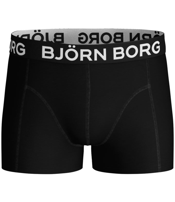 3 - Pack Boys Short Solid 9999-1230 90651 Black Beauty
