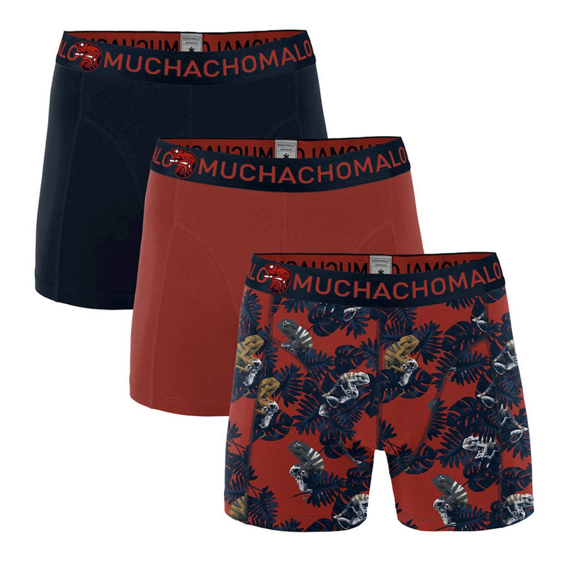 3 - Pack Chame Short CHAME1010 07 Print/Red/Navy