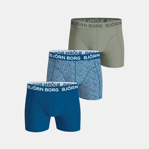 3 - Pack Cotton Stretch Boxers MP005 Multi