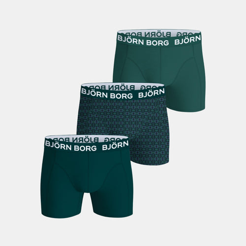3 - Pack Cotton Stretch Boxers MP004 Multi