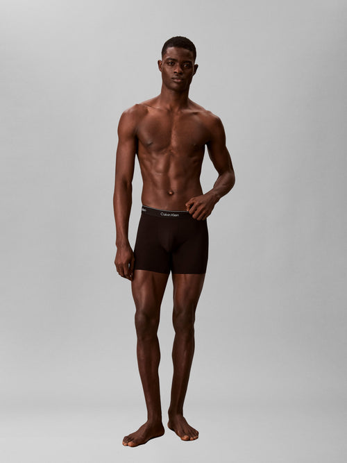 3 - Pack ICON Cotton Strech Boxer Brief zwart