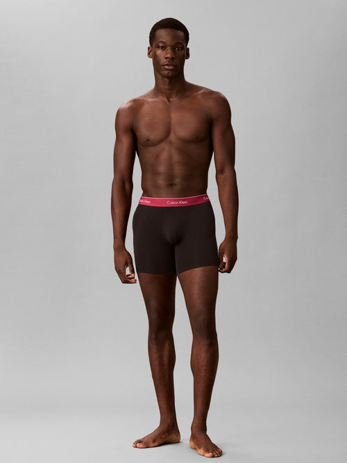 3 - Pack ICON Cotton Strech Boxer Brief rood