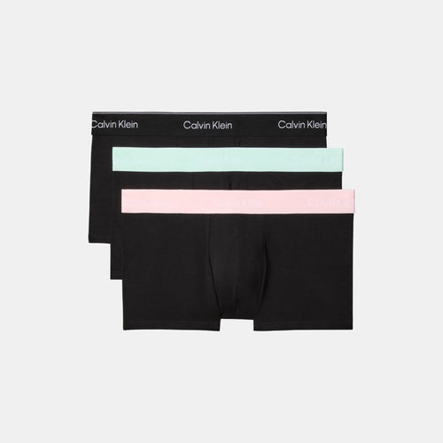 3 - Pack ICON Cotton Strech Low Rise Trunk zwart