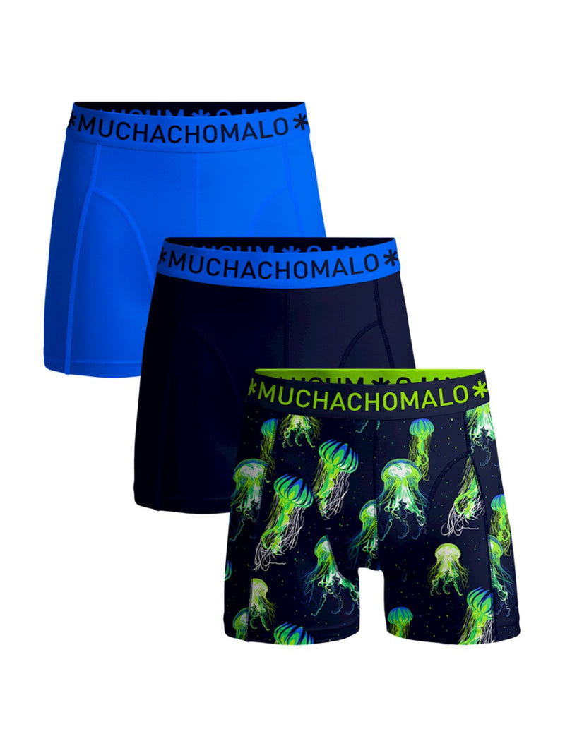 3 - Pack Jellyfish Short JELLYVS1010 01U Print/Navy/Blue