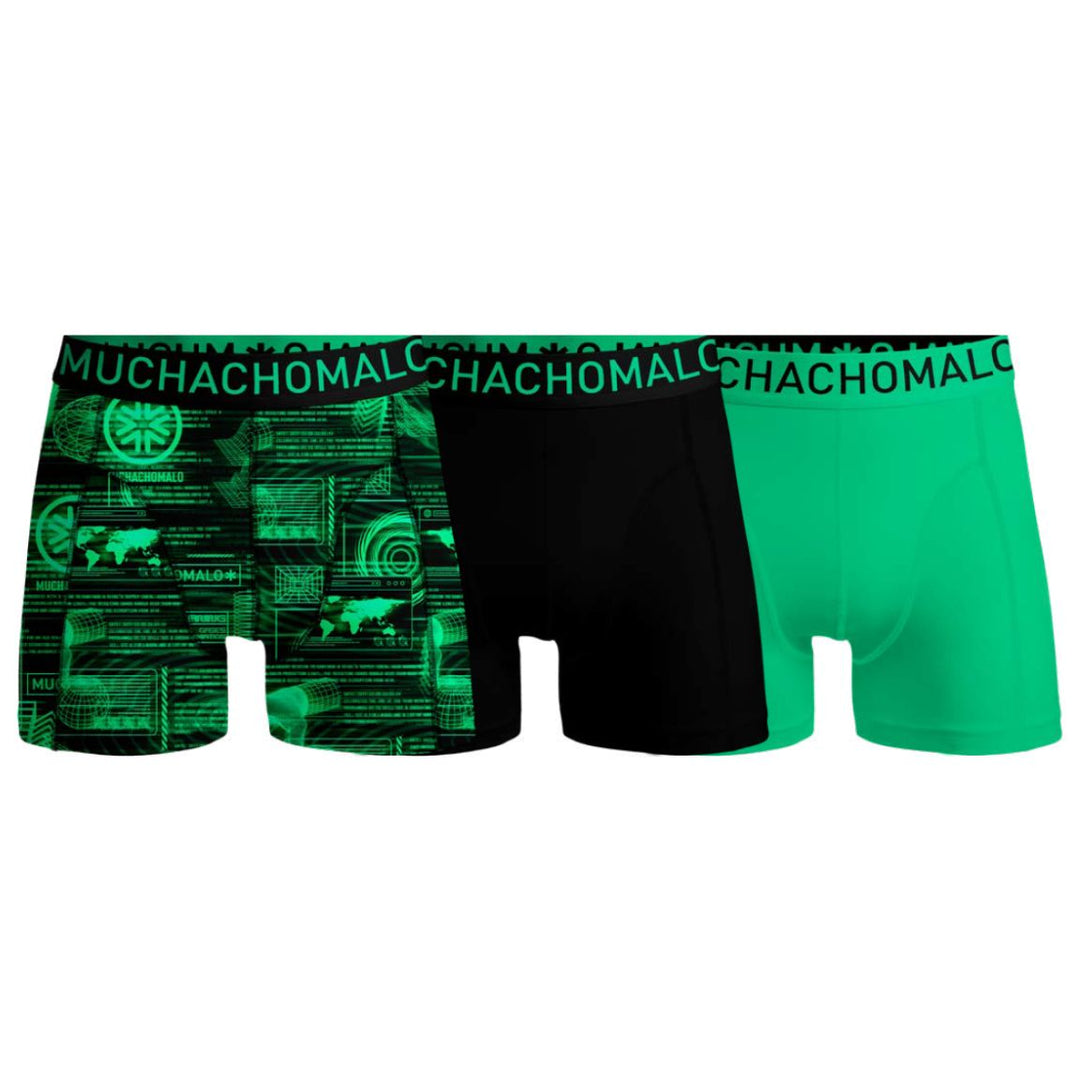 3 - Pack Microfiber Digital Boxer Shorts MICROFIBDIGITAL1010