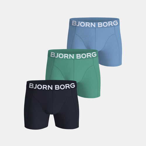 3 - Pack Oranic Cotton Stretch Boxers MP002 Multi