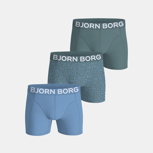 3 - Pack Oranic Cotton Stretch Boxers MP004 Multi