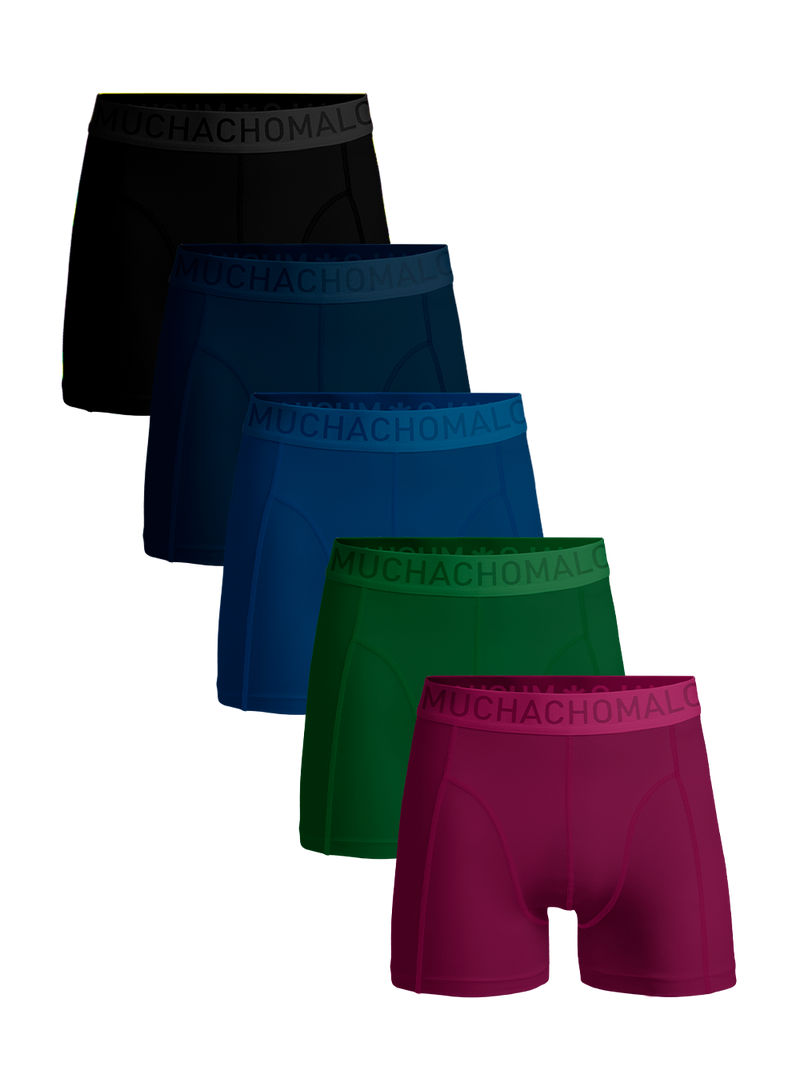 5 - Pack Hello Moonlight Short LCSOLID1010 118 Black/Blue/Green/Red