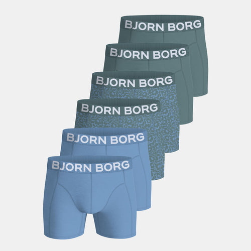6 - Pack Organic Cotton Stretch Boxers MP004 Multi