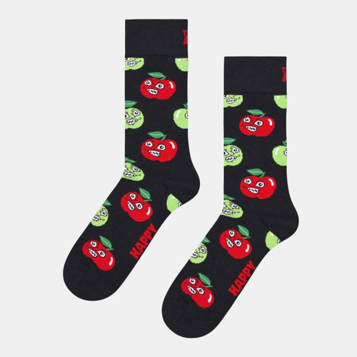 Angry Apple Sock zwart