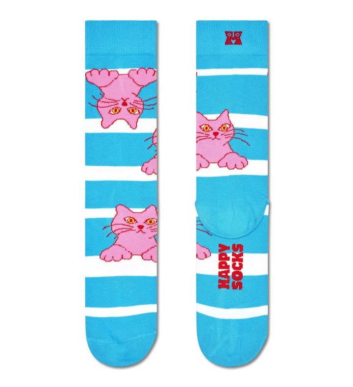CatOnStripeSockP0044766000Blue__2