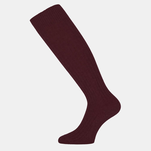 Colette Cashmere Kniekous Wine rood
