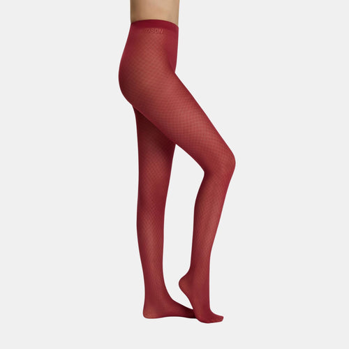 Cosy Diamond Panty Rumba rood