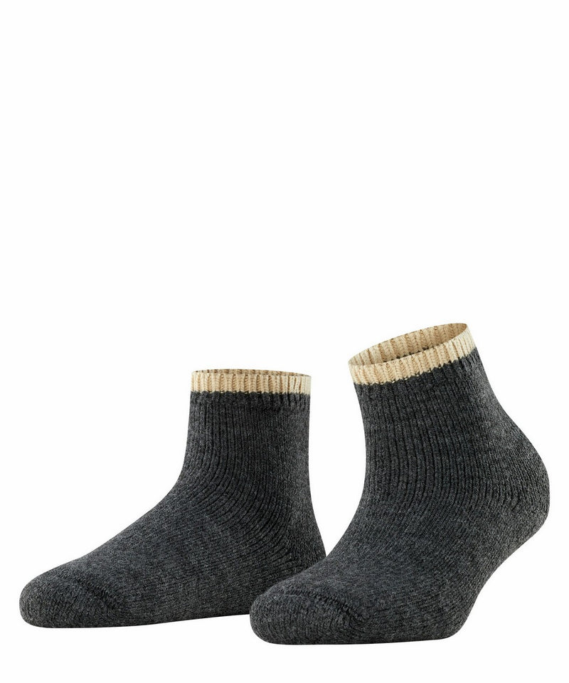 Cosy Plush Short Sock 46380 3081 anthra.mel