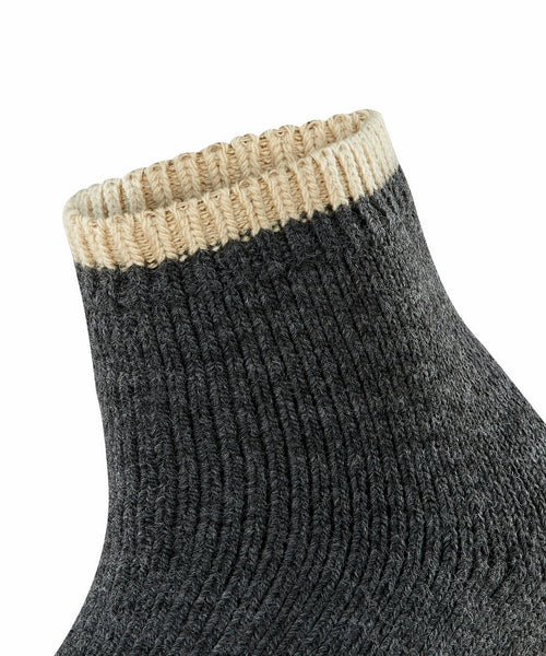 Cosy Plush Short Sock 46380 3081 anthra.mel