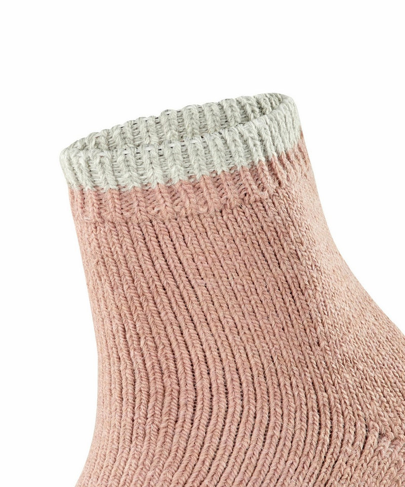 Cosy Plush Short Sock 46380 8666 rosewater