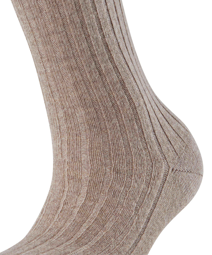 Cosy Wool bootsok special edition met glinsterend detail 46903 4091 beige mel.