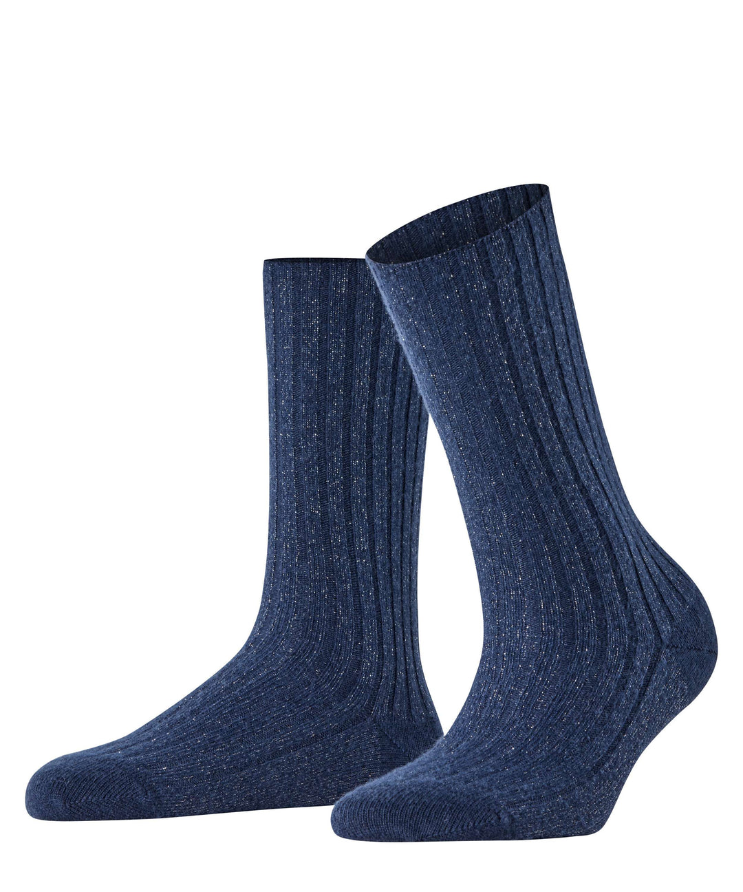 Cosy Wool bootsok special edition met glinsterend detail 46903 6491 blue ink