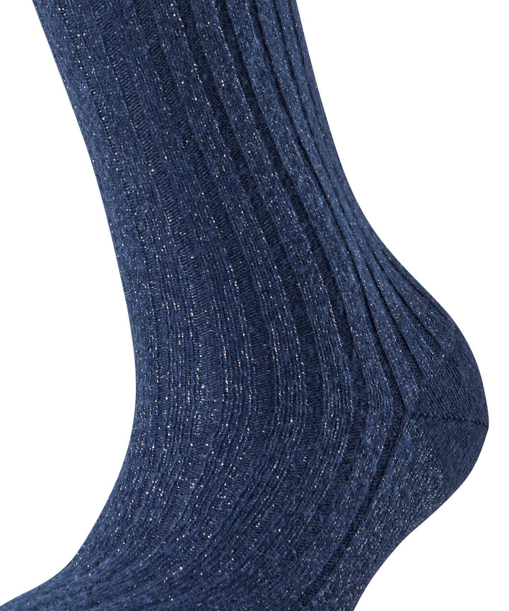 Cosy Wool bootsok special edition met glinsterend detail 46903 6491 blue ink