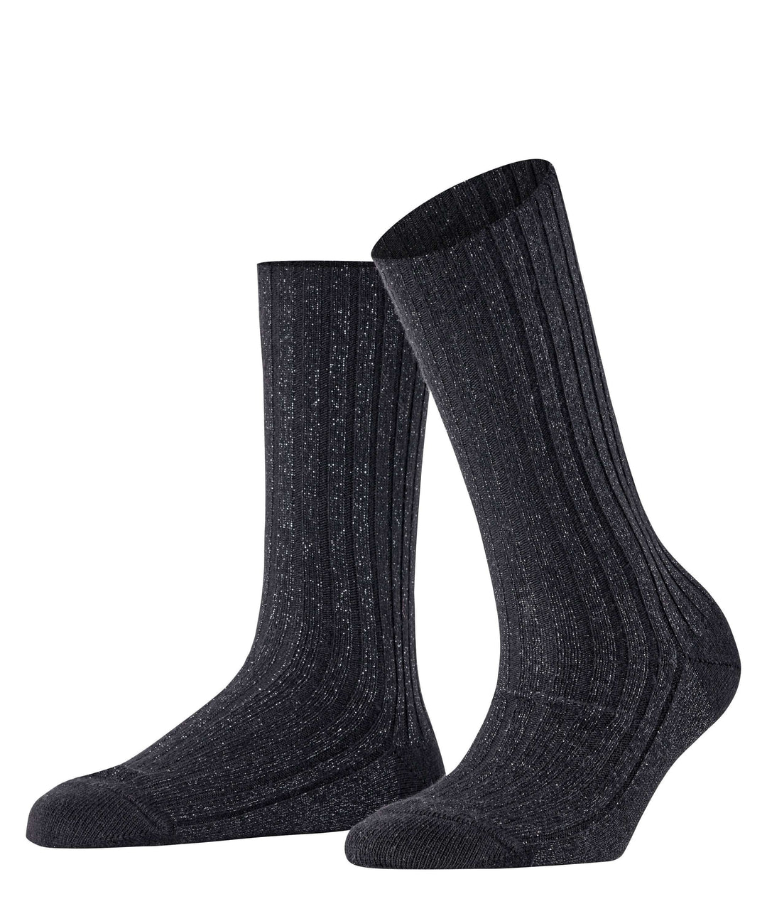 Cosy Wool bootsok special edition met glinsterend detail 46903 7 black