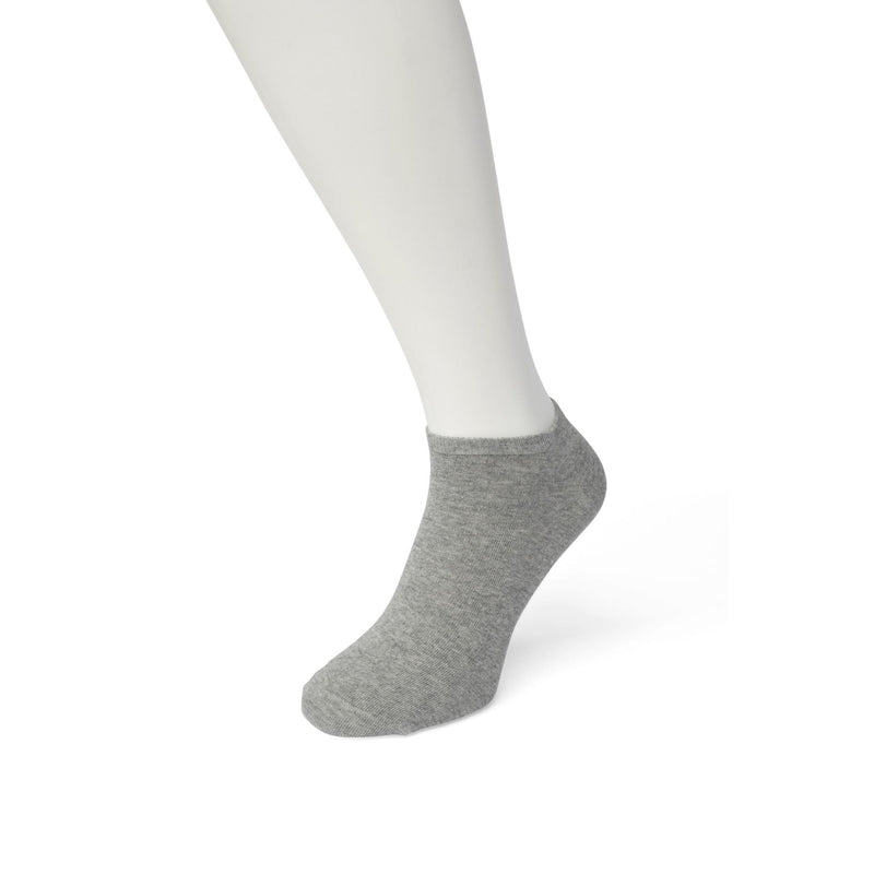 Cotton Short Sock 811001 L.Gey H. Light Grey Heather